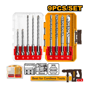 ست مته چهار شیار 9 عددی اینکو مدل AKDL30906