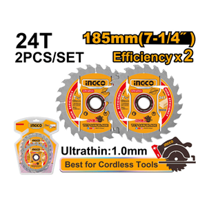 ست دو عددی صفحه چوب بر 185 میلی متر اینکو مدل TSB1853