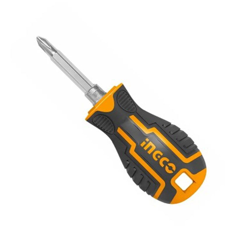 پیچ گوشتی تخت و چهارسو مشتی اینکو مدل AKISD0202